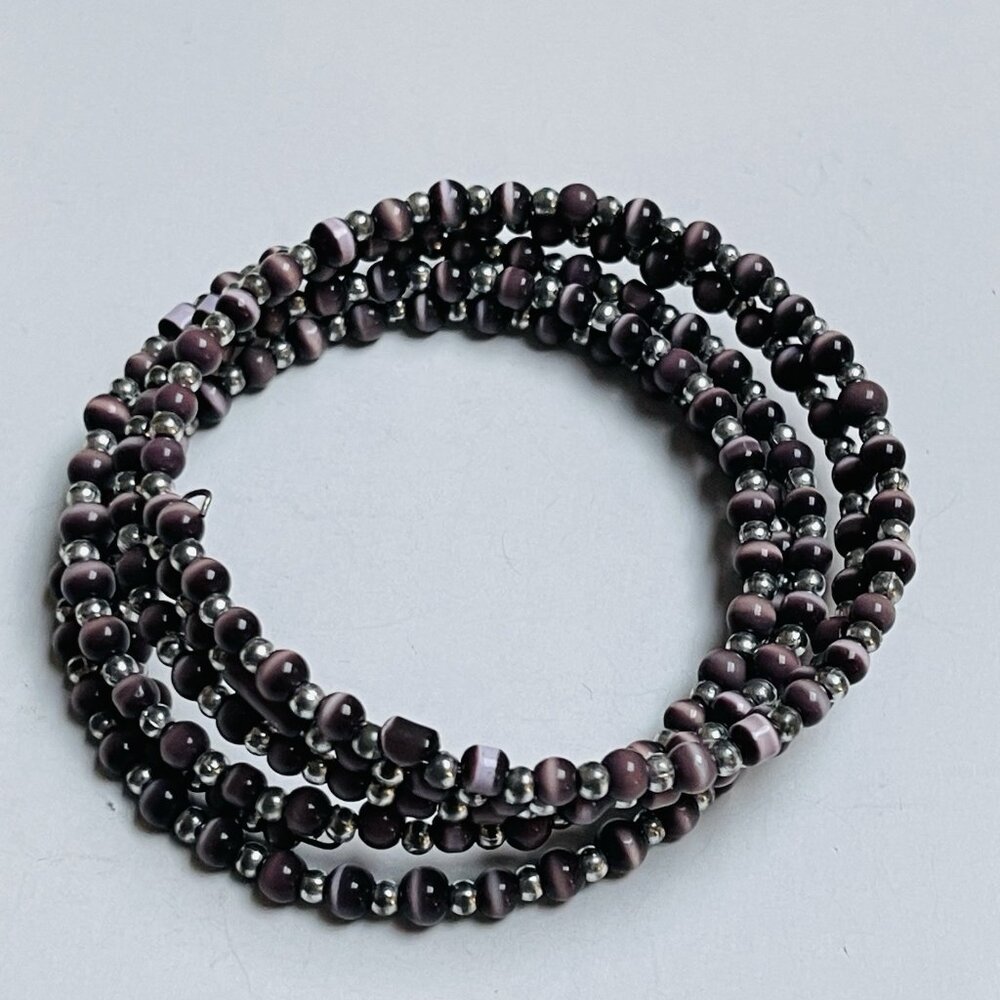 Beaded Coil Spring Bracelet Fashion Jewelry Gift‎ Holiday Party